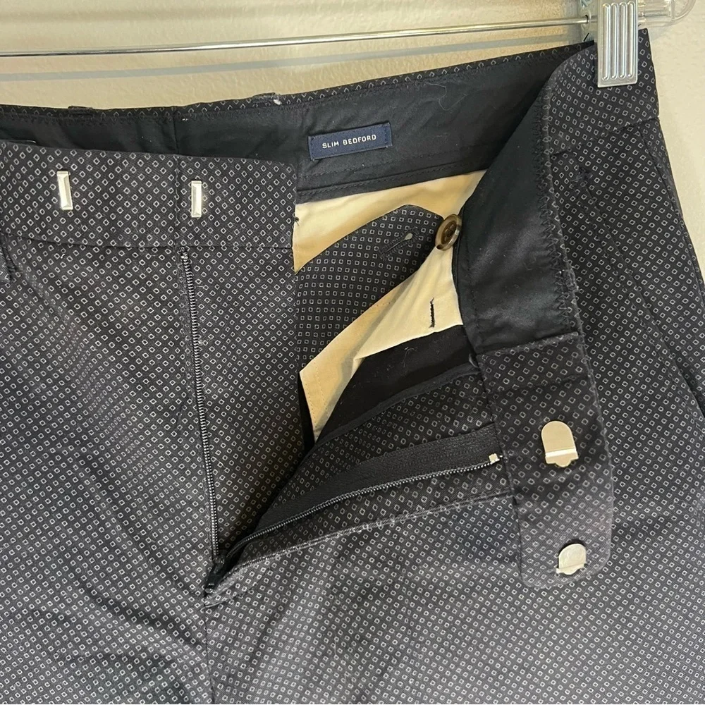 J.Crew Men's Slim Bedford Pants Chino Flat Front Navy Blue 31x30 Office Career